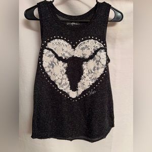 Aeropostale western sleeveless top, size med, never worn